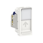 Prise RJ45 - 1 Module - CAT6A - FTP - Blanc - Schneider electric NU344818