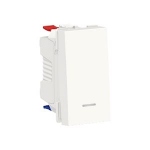 Va et vient - Lumineux / T�moin - 10A - 1 Module - Blanc - Schneider Unica NU310318S