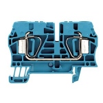 Bloc de jonction - Passage - A ressort - ZDU - 6 mm� - 800V - 41A - Bleu - Weidmuller 1608630000