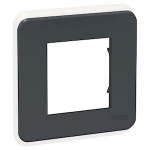 Plaque de finition - Anthracite - 1 Poste - Schneider Unica Pro NU400254