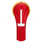 Poign�e ext�rieure - Lat�rale droite - 100 � 400A - IP55 - Rouge - Schneider electric GS2AH240
