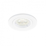 Spot encastr - Fixe - Culot GU10 - Aric DLT-ISO 75 - Blanc - Sans lampe - Aric 50733