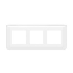 Enjoliveur - 3 x 2 Modules - Blanc - Entraxe 57 mm - Legrand Mosaic 078866L