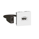 Prise HDMI - pr�connectoris�e - 2 Modules - Legrand 078979L