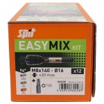 Cheville m�cano-chimique - Spit Easy-Mix - 8 x 140 mm - Boite de 12 - Spit 060228
