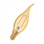 Ampoule  LED - Osram LED 1906 - Filament - Gold - E14 - 1.5W - 120 Lm - CLBA12 - Osram 293229