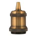 Douille en aluminium - Culot E27 - R�tro - Or antique - BAILEY 139691