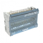 R�partiteur modulaire - 4 P�les - 125A - 8 modules - Legrand 400409