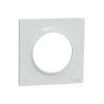 Plaque de finition - Odace Styl - 1 Poste - Blanc recycl - Schneider Electric S510702