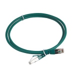 Cordon de brassage RJ45 - C6A - S/FTP - Vert - 1 M�tre - Legrand 051866