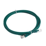 Cordon de brassage RJ45 - C6A - S/FTP - Vert - 2 M�tres - Legrand 051867
