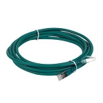 Cordon de brassage RJ45 - C6A - S/FTP - Vert - 3 M�tres - Legrand 051868