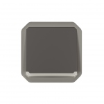 Bouton poussoir - NO - Lumineux - Anthracite - Composable - Legrand Plexo 069813L