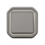 Bouton poussoir - NO - Gris - Encastr� - Legrand Plexo 069820L