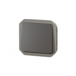 Bouton poussoir inverseur - NO/NC - Anthracite - Composable - Legrand Plexo 069841L