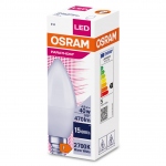 Ampoule  LED - Osram LED - E14 - 827 - 4.9W - 470LM - CLB40 - Dpolie - Osram 593237