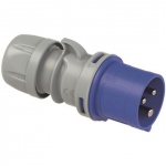Fiche mobile - Droite - 32A - 2P+T - 200/250V - IP44 - EASY - Bizline 701102