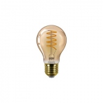 Ampoule  LED - Philips Vintage - Filament - Spriale - Culot E27 - 4W - 1800K - A60 - Philips 315518