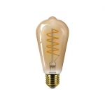 Ampoule  LED - Philips Vintage - Filament - Spriale - Culot E27 - 4W - 1800K - Philips 315532