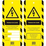 Affichette - TRAVAUX EN COURS - Lot de 10 - CATU AP-463