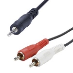 Cable Jack 3.5 mm - 2 RCA - 5 M�tres - Erard 1526