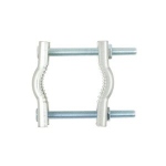 Collier Hauban - 2 Machoires + Vis - Zinc blanc - Erard 800808