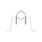 Fixation murale - Dport 9 cm - Zinc Blanc - Erard 800852