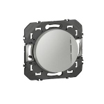 Bouton poussoir - Lumineux - 230 Volts - Alu - Legrand Dooxie 600116
