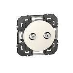 Prise r�seau cabl� - Blanc - Legrand Dooxie 600357