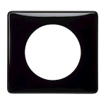 Plaque Cliane - 1 Poste - Noir - Legrand 066681