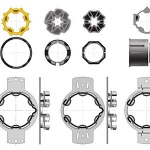 Kit accessoires bloc-baie - Somfy 9013089
