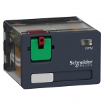 Relais de puissance Zelio rp - Embrochable - 15A - 4OF - 230V AC - Schneider electric RPM41P7