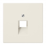 Enjoliveur - Pour prise RJ11 et RJ45 - Ivoire - Jung LS969-1UA