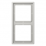 Cadre - 2 Postes - LS - Gris clair - Jung Ls990 LS982LG