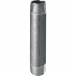 Mamelon - M�le / M�le - Acier galvanis� - 1 Pouce 1/2 - Diam�tre 40 - Longueur 200 mm - Sferaco 530G20040