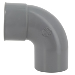 Coude PVC - M�le / Femelle - 87�30 - Diam�tre 100 mm - Nicoll UCT8
