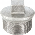 Bouchon m�le - Fonte mall�able galvanis�e - Avec bourrelet - 15 x 21 - Sferaco 290015G