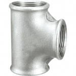 T� - Femelle / Femelle - Fonte mall�able galvanis�e - 33 x 42 - Sferaco 130033G
