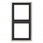 Cadre - 2 Postes - LS - M�tal Inox - Jung Ls990 ES2982