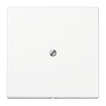 Sortie de cable - Avec serre cable - LS - Blanc - Jung LS990AWW