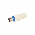 Fiche t�l�vision - Femelle - IEC 9.5 mm - Pour c�ble coaxial - Fracarro CIF95