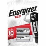 Pile Lithium - Photo - 123 - Lot de 2 - Energizer 168495