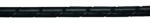 Gaine spiral�e PE 15 mm noir en couronne de 10 m�tres