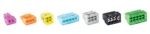Bornes de connexion automatique 8 entr�es Christal mini Noir