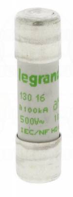 Fusible cartouche cylindrique - 10 x 38 mm - 16 Amp�res