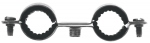 Collier double isol� pour tube de 22 mm - Sachet de 10