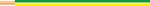 Fil rigide - H07VU - 1 x 1.5 mm - Vert / Jaune - Couronne de 100 Mtres