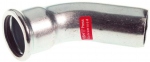 Coude � sertir 45� - Tube Acier Electrozingu� - M�le / Femelle 42 mm - Comap Xpress