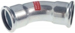 Coude � sertir 45� - Tube Acier Electrozingu� - Femelle / Femelle 88.9 mm - Comap Xpress