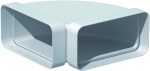Coude Plat PVC rigide - 90 Degr�s Horizontale - 55 x 220 mm